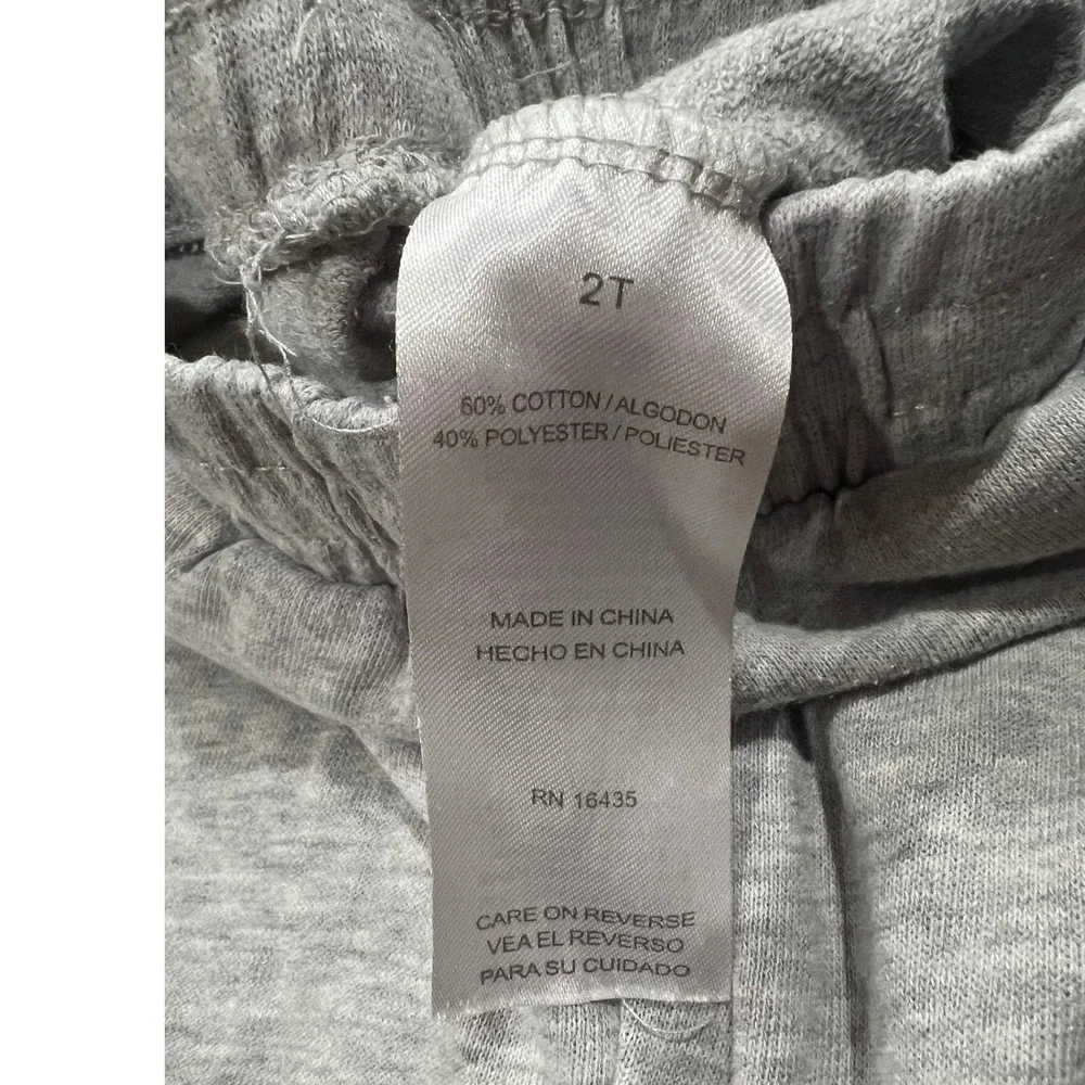 Life is Good Toddler Boys Girls Heather Gray Jogger Sweatpants Size 2T